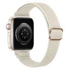 Small Waist Nylon Watch Band For Apple Watch Series 9&8&7 41mm / SE 3&SE 2&6&SE&5&4 40mm / 3&2&1 38mm(Starlight) - 1
