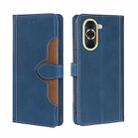 For Huawei nova 10 Skin Feel Magnetic Buckle Leather Phone Case(Blue) - 1