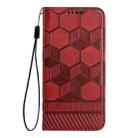 For Xiaomi Redmi Note 11 Pro 5G / 4G Global 2022 / Note 11 Pro+ India Football Texture Magnetic Leather Flip Phone Case(Red) - 2