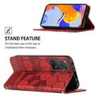 For Xiaomi Redmi Note 11 Pro 5G / 4G Global 2022 / Note 11 Pro+ India Football Texture Magnetic Leather Flip Phone Case(Red) - 5