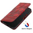 For Xiaomi Redmi Note 11 Pro 5G / 4G Global 2022 / Note 11 Pro+ India Football Texture Magnetic Leather Flip Phone Case(Red) - 6