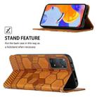 For Xiaomi Redmi Note 11 Pro 5G / 4G Global 2022 / Note 11 Pro+ India Football Texture Magnetic Leather Flip Phone Case(Khaki) - 5