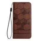 For Xiaomi Redmi Note 11 Pro 5G / 4G Global 2022 / Note 11 Pro+ India Football Texture Magnetic Leather Flip Phone Case(Brown) - 2