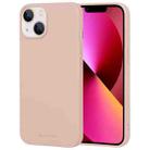 For iPhone 14 GOOSPERY SOFT FEELING Liquid TPU Phone Case (Light Pink) - 1