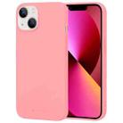 For iPhone 14 Plus GOOSPERY SOFT FEELING Liquid TPU Phone Case (Pink) - 1