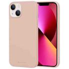 For iPhone 14 Plus GOOSPERY SOFT FEELING Liquid TPU Phone Case (Light Pink) - 1