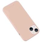 For iPhone 14 Plus GOOSPERY SOFT FEELING Liquid TPU Phone Case (Light Pink) - 2