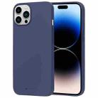 For iPhone 14 Pro GOOSPERY SOFT FEELING Liquid TPU Phone Case(Blue) - 1