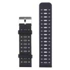 22mm Silicone Watch Band(Grey Black) - 1