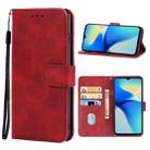 For vivo Y30 5G Leather Phone Case(Red) - 1