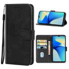 For vivo Y30 5G Leather Phone Case(Black) - 1