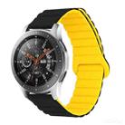 For Xiaomi Haylou Smart Watch 2 LS02 / RS4 / RS4 Plus Reverse Buckle Magnetic Silicone Watch Band(Black Yellow) - 1