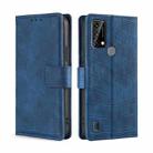 For Blackview A50 Skin Feel Crocodile Magnetic Clasp Leather Phone Case(Blue) - 1