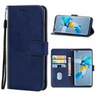 For Huawei Mate 50 Leather Phone Case(Blue) - 1