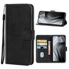 For Realme V20 5G Leather Phone Case(Black) - 1