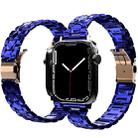 Electroplated Acrylic Watch Band For Apple Watch Ultra 49mm / Series 8&7 45mm / SE 2&6&SE&5&4 44mm / 3&2&1 42mm(Blue) - 1