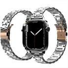 Electroplated Acrylic Watch Band For Apple Watch Ultra 49mm / Series 8&7 45mm / SE 2&6&SE&5&4 44mm / 3&2&1 42mm(Silver) - 1