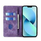For Huawei Y9A RFID Anti-theft Brush Magnetic Leather Phone Case(Purple) - 4