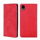 For TCL 30Z T602DL Skin Feel Magnetic Horizontal Flip Leather Phone Case(Red) - 1