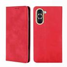 For Huawei nova 10 Skin Feel Magnetic Horizontal Flip Leather Phone Case(Red) - 1