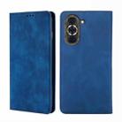 For Huawei nova 10 Pro Skin Feel Magnetic Horizontal Flip Leather Phone Case(Blue) - 1