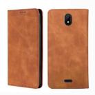 For Nokia C100 Skin Feel Magnetic Horizontal Flip Leather Phone Case(Light Brown) - 1