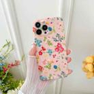 For iPhone 13 Small Floral TPU Phone Case(G) - 1