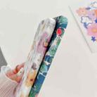 For iPhone 12 Pro Lanyard Small Floral TPU Phone Case(Purple) - 4