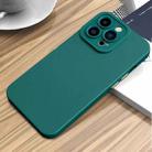 For iPhone 12 Pro Max Leather Texture TPU Phone Case(Dark Green) - 2