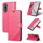 For Huawei nova 10 AZNS Sheepskin Texture Flip Leather Phone Case(Red) - 1