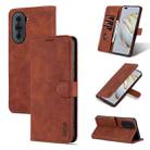 For Huawei nova 10 Pro AZNS Skin Feel Calf Texture Flip Leather Phone Case(Brown) - 1