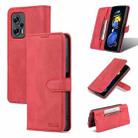 For Xiaomi Redmi Note 11T Pro / Poco X4 GT AZNS Dream II Skin Feel Horizontal Flip Leather Case(Red) - 1