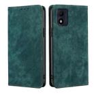For Alcatel 1B 2022 RFID Anti-theft Brush Magnetic Leather Phone Case(Green) - 1