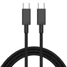 100W USB-C / Type-C to USB-C / Type-C Fast Charging Data Cable, Length:2m(Black) - 1