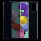 For Galaxy A51 Full Coverage TPU Transparent Mobile Phone Case - 1