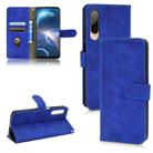 For HTC Desire 22 Pro Skin Feel Magnetic Flip Leather Phone Case(Blue) - 1