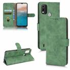 For Nokia C21 Plus Skin Feel Magnetic Flip Leather Phone Case(Green) - 1