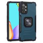 For Samsung Galaxy A53 5G Aluminum and TPU Phone Case with Ring Holder(Green) - 1