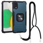 For Samsung Galaxy A03 Core Lanyard Aluminum and TPU Phone Case(Green) - 1