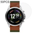 50 PCS 0.26mm 2.5D 9H Tempered Glass Film Watch Screen Protector For Fossil Gen 6 - 1