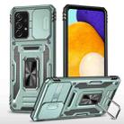 For Samsung Galaxy A52 5G/4G Armor PC + TPU Camera Shield Phone Case(Alpine Green) - 1