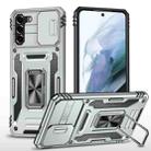 For Samsung Galaxy S21 5G Armor PC + TPU Camera Shield Phone Case(Grey) - 1