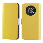 For Honor Magic4 Lite Candy Color Litchi Texture Leather Phone Case(Yellow) - 1