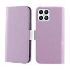 For Honor X8 Candy Color Litchi Texture Leather Phone Case(Light Purple) - 1