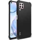 For Huawei nova 6 SE / P40 Lite IMAK All-inclusive Shockproof Airbag TPU Protective Case, with Screen Protector(Matte Black) - 1