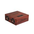 Q5 Home Computer TV Wooden Wireless Bluetooth Speaker(Red) - 1