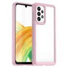 For Samsung Galaxy A33 5G Colorful Series Acrylic + TPU Phone Case(Pink) - 1