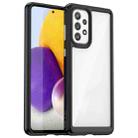 For Samsung Galaxy A73 5G Colorful Series Acrylic + TPU Phone Case(Black) - 1