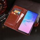 For Galaxy S10e idewei Crazy Horse Texture Horizontal Flip Leather Case with Holder & Card Slots & Wallet(Brown) - 5