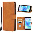 For Doogee X97 / X97 Pro  Leather Phone Case(Brown) - 1